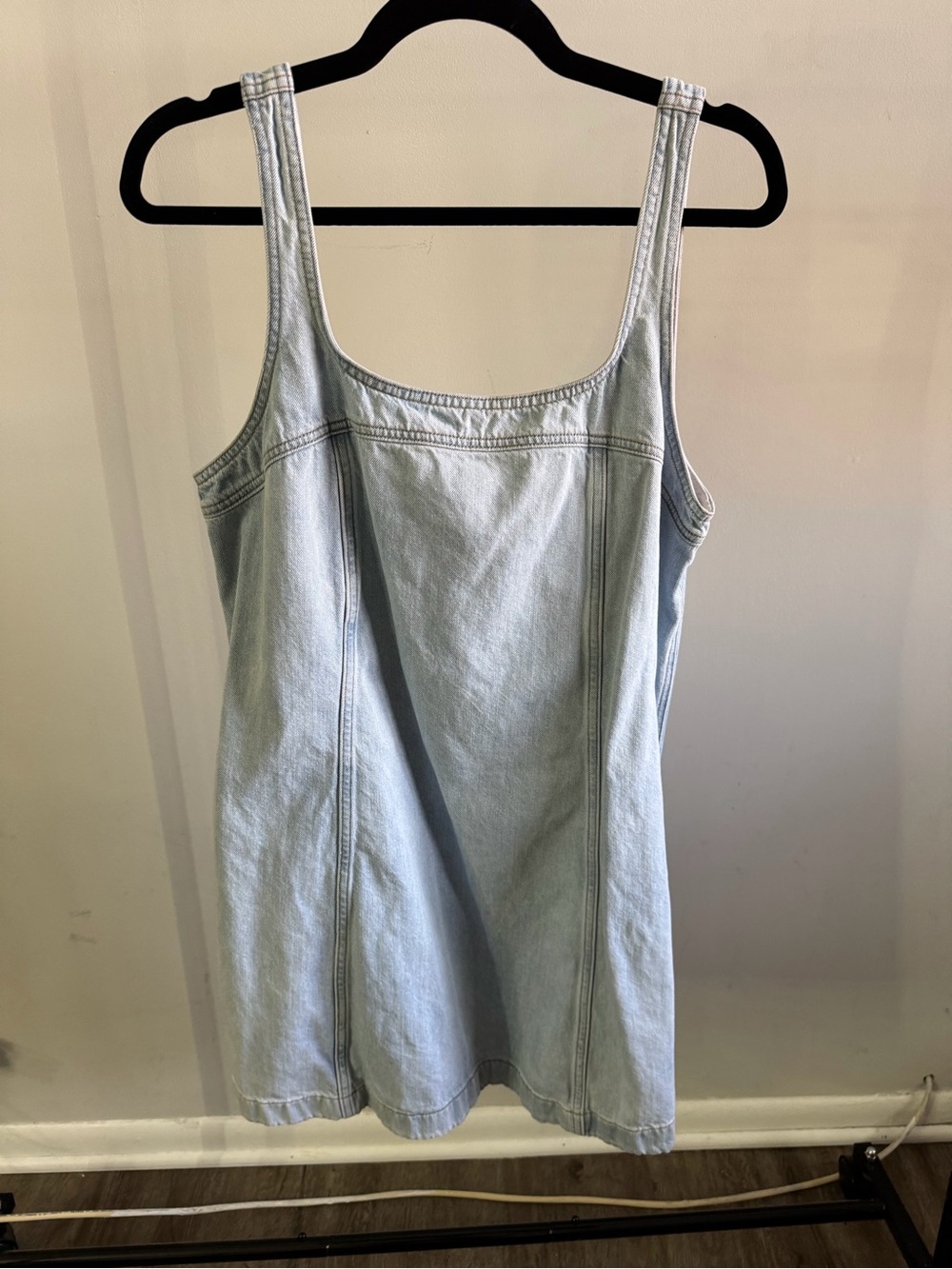 Madewell Light Blue Denim Tank Dress